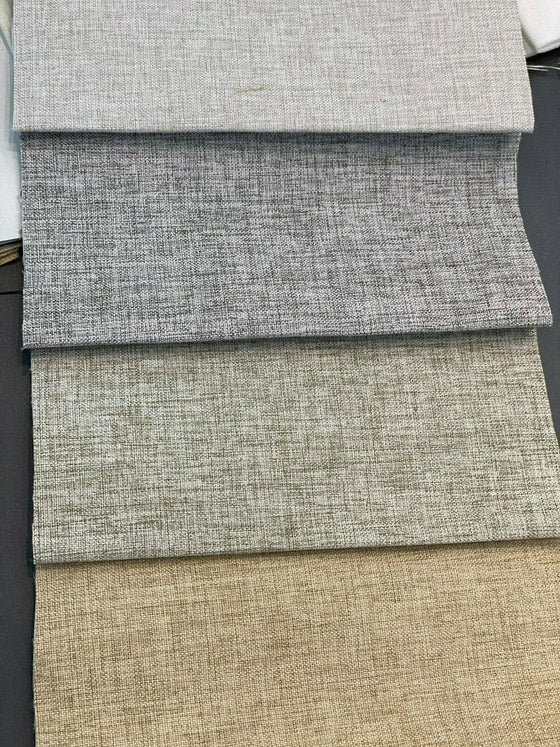 Taupe Linen Blackout 54 inch Fabric By the yard no light passes through