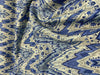 Waverly Williamsburg Bray Flamestitch Porcelain Blue 54'' Fabric By the Yard