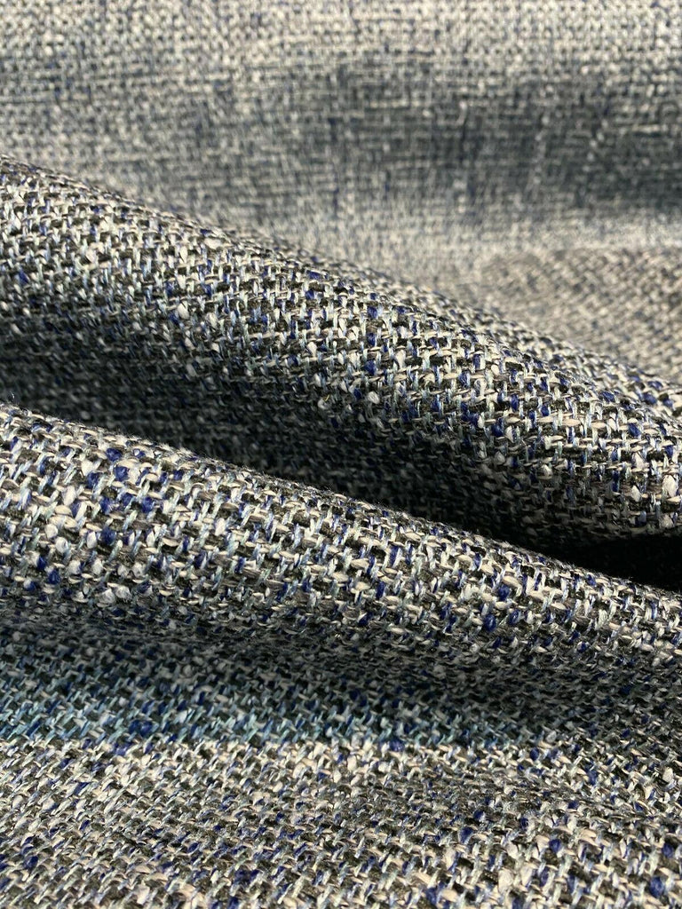 Fabricut Hampton Indigo Blue Tweed Upholstery Fabric By The Yard ...