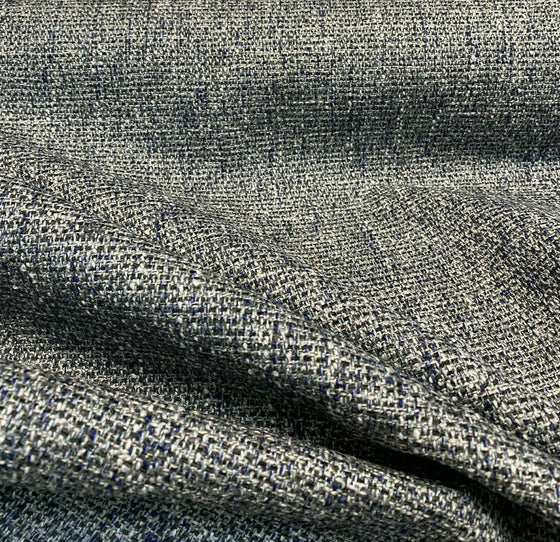 Fabricut Hampton Indigo Blue Tweed Upholstery Fabric By The Yard