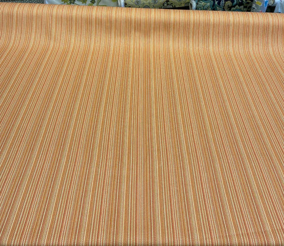 Cozy Up Stripe Persimmon Waverly PK Lifestyles Fabric by the yard