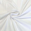 Solid Poly Cotton White Lining Fabric By The Yard 60'' inch