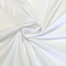  Solid Poly Cotton White Lining Fabric By The Yard 60'' inch