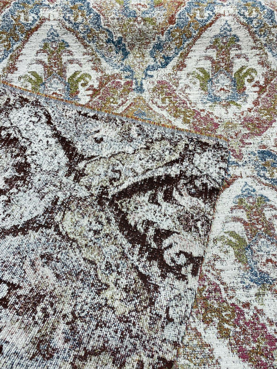 Swavelle Chenille Latham Multi Damask Upholstery Fabric By The Yard