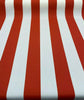 Outdoor Stripe Swavelle Fresco Flame Red Fabric by the yard