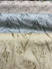 Lau Linen Flax Embroidered Floral Swavelle Fabric by the yard