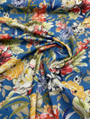 Outdoor Mill Creek Blue Swavelle Floral Fabric by the yard