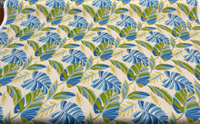  Swavelle Wind Blown Leaves Sunsplash Blue Green Outdoor Fabric By The Yard