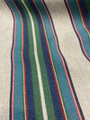 PK Lifestyle Yucatan Stripe Linen Cancun Green Blue Fabric By the Yard