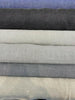 100% Belgian Linen Highland Pewter Gray Fabric