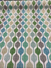 Waverly Handywork Embroidered Spring Blue Green Fabric By the Yard