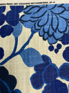 Waverly Blossom Indigo Blue Novogratz Fabric By the Yard