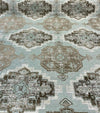 Summer Montage Fabric Seafoam TFA Chenille Upholstery by the yard