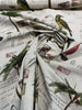 Amitie Song Birds Red Green Palm Tree Drapery Upholstery Fabric By The Yard