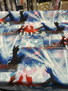 Ibiza Party Night Club Cotton Drapery Upholstery Fabric by the yard