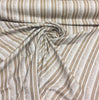 P Kaufman Byways Toffee Gold beige Striped Upholstery Drapery Fabric by the yard