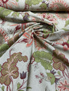 Brenda Rustic Floral Paisley Drapery Upholstery Fabric By The Yard