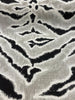 Tigers Stripes Black Gray Drapery Upholstery Vilber Fabric By The Yard