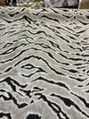 Tigers Stripes Black Gray Drapery Upholstery Vilber Fabric By The Yard