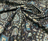 Telesto Moonlight Damask Linen Rayon Swavelle Fabric By The Yard
