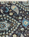 Telesto Moonlight Damask Linen Rayon Swavelle Fabric By The Yard