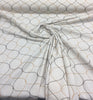 Silhouette Heritage Embroidered Linen Drapery Fabric  by the yard