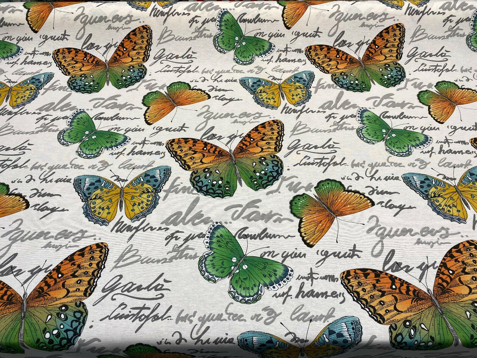 Birds Fabric by the Yard, Winged Animal and Butterflies on Thin Leafy  Branches with Berries, Decorative Upholstery Fabric for Chairs & Home  Accents