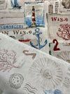Beside The Sea London Watchtower Drapery Upholstery Fabric By The Yard