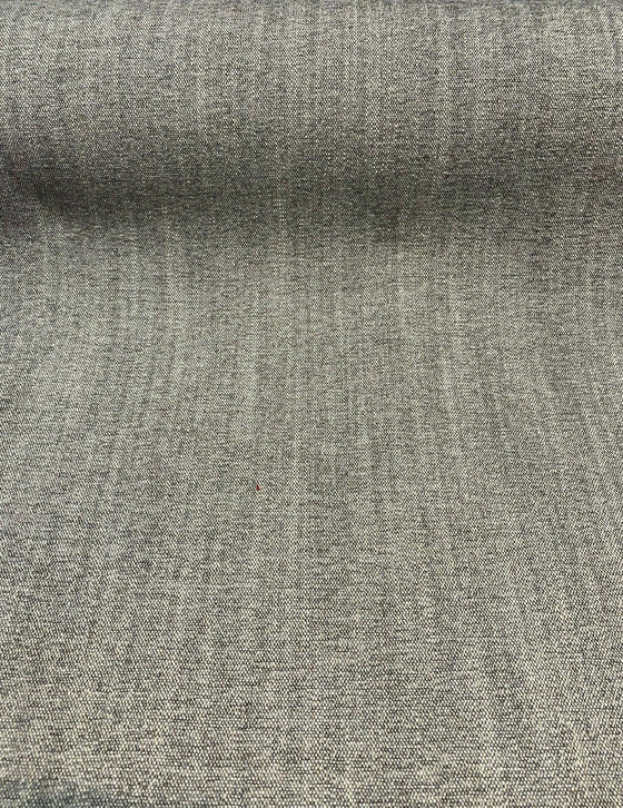 Linen Blend Textured Chenille Brixton Gravel Upholstery Fabric By The Yard