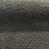 Italian Faux Sheepskin Charcoal Gray Upholstery Fabric By The Yard