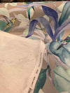 Green Birds Blue Floral Branches Drapery Upholstery Fabric by the yard