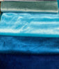 Exclusive Velveteen Spa Blue Drapery Upholstery Fabric by the yard