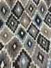 Upholstery Chenille Conquest Brown Blue P Kaufmann Fabric By The Yard