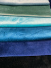 Navy Blue Exclusive Velveteen Velvet Drapery Upholstery Fabric by the yard