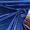 Navy Blue Exclusive Velveteen Velvet Drapery Upholstery Fabric by the yard