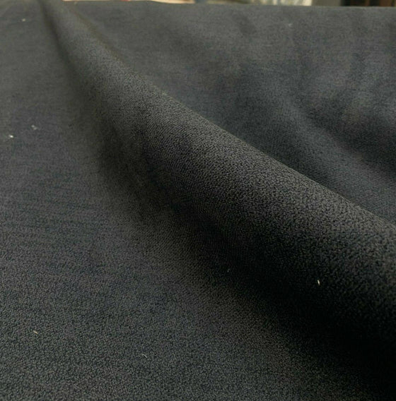 Chenille Upholstery Saluki Charcoal Gray Fabric by the yard