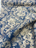 Vervain Poggio Blue Linen Drapery Upholstery Fabric By the Yard