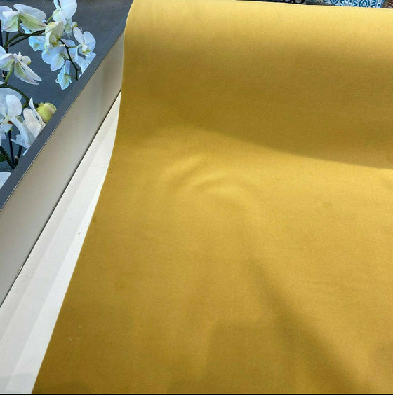 Fabricut Supreme Velvet Yellow Gold Drapery Upholstery Fabric by the yard