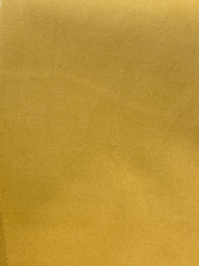Fabricut Supreme Velvet Yellow Gold Drapery Upholstery Fabric by the yard