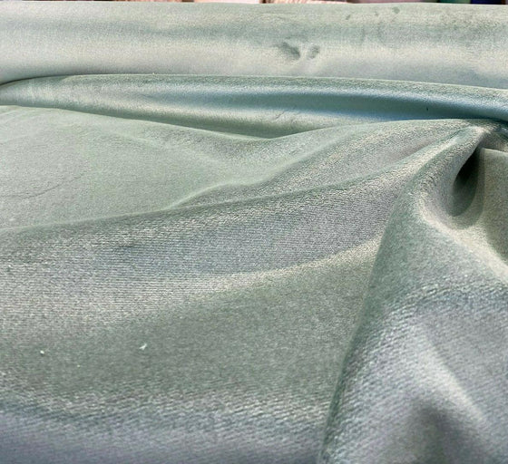 Perennials Plushy Sea Foam Green Outdoor Velvet Upholstery Fabric