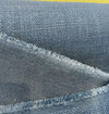 Talbot Marine Blue Linen Chenille Upholstery Fabric