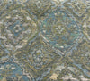 Upholstery Hindley Sweden Aqua Mill Creek Chenille Fabric By The Yard