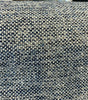 Swavelle Chenille Ridge Blue Ink Latex Backed Upholstery Fabric
