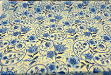  Kelly Ripa Happy Hour Floral Paisley Blue Jay Fabric 