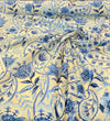 Kelly Ripa Happy Hour Floral Paisley Blue Jay Fabric 