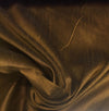 Copper Shantung Faux Silk Polyester Drapery Fabric  by the yard