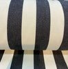 Black White Striped Fabric