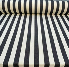  Black White Striped Fabric