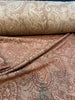 Kelso Brown Blaze Paisley Fabric 