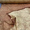 Upholstery Chenille Covington Kelso Brown Blaze Paisley Fabric By The Yard